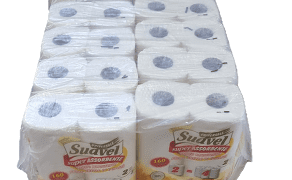 10 Confezioni Asciugatutto 2 Rotoli SUAVEL 2 veli ( 20 Rotoli )