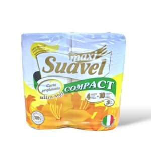 10 Confezioni Carta igienica 4 rotoli 3 veli Profumata (40 Rotoli)