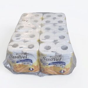 Carta igienica Trapuntata 3 veli Suavel (10 Confezioni da 4 Rotoli )